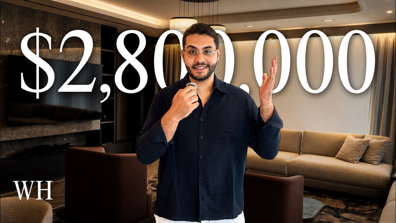 Wissem Hassouna يستعرض شقة بقيمة 2.8 مليون دولار أمريكي في Etiler، إسطنبول